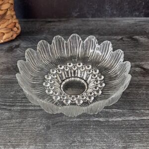 Vintage Lausitzer Lead Crystal Lotus Bowl | Germany